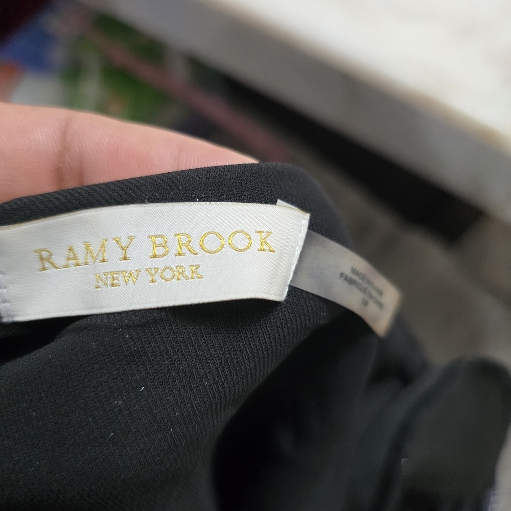 Ramy Brook Metallic Silver Long Sleeve Dress - Picture 7 of 7